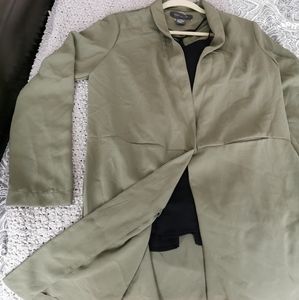 Long Sleeve Dark Green Blazer